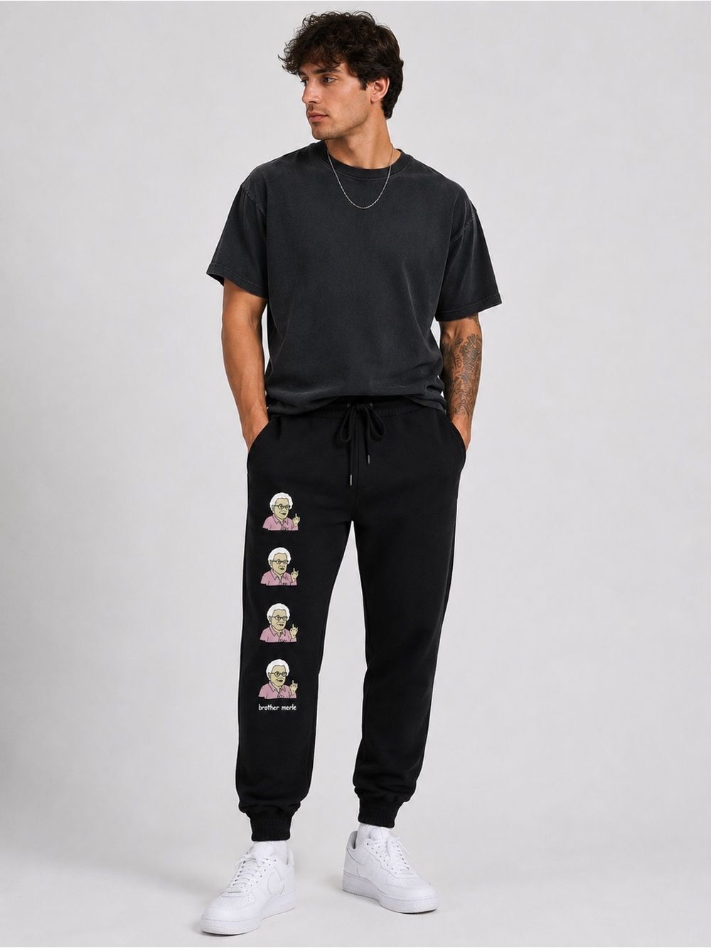Brother Merle Betty Men’s Jogger Style Sweatpants. Size Medium